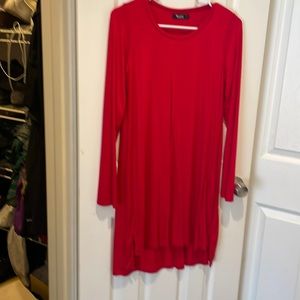 Red Hale long sleeve dress.  NWOT